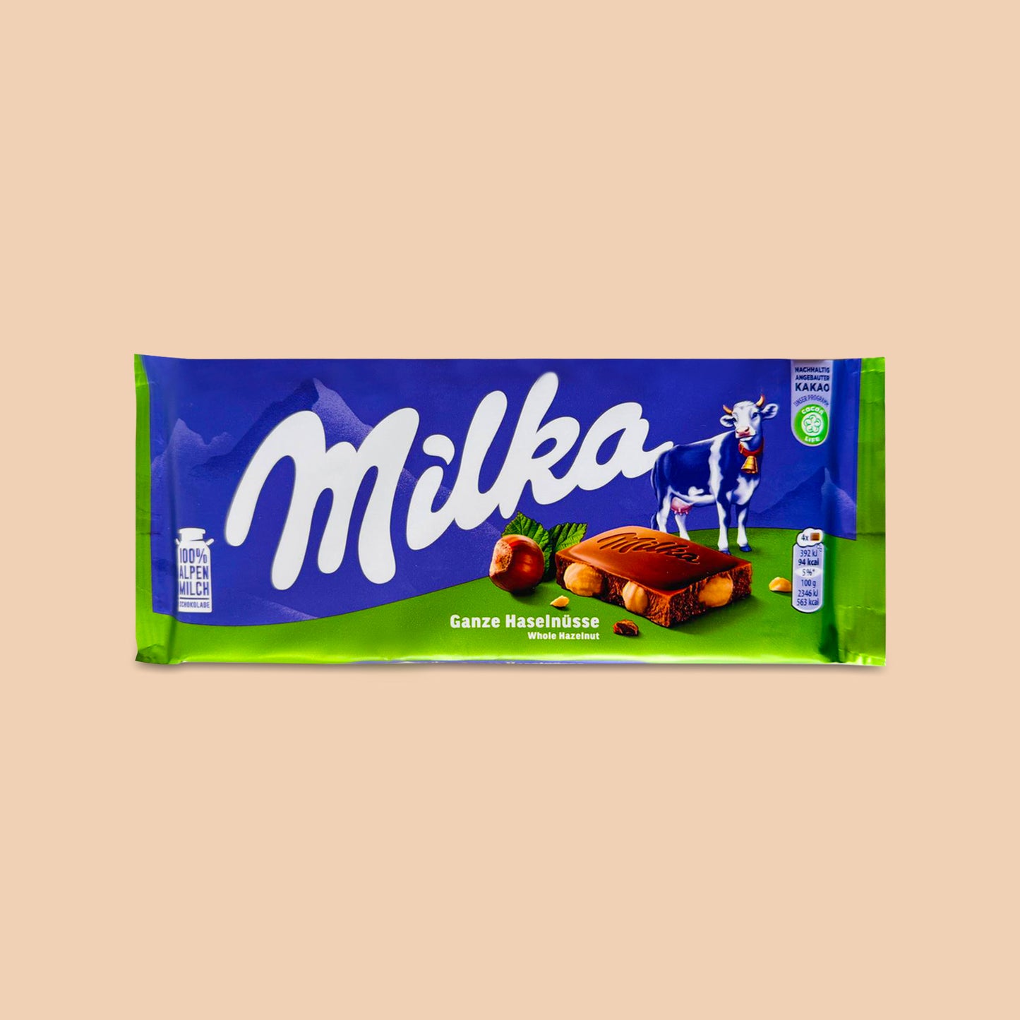 Milka Ganze Haselnüsse Schokolade 100g