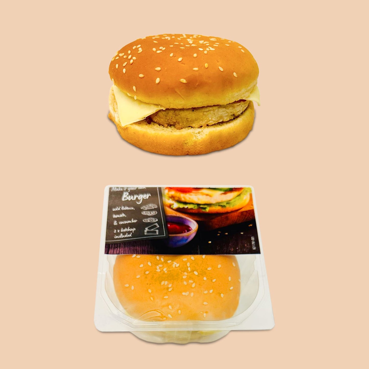 Chicken cheeseburger (150g)